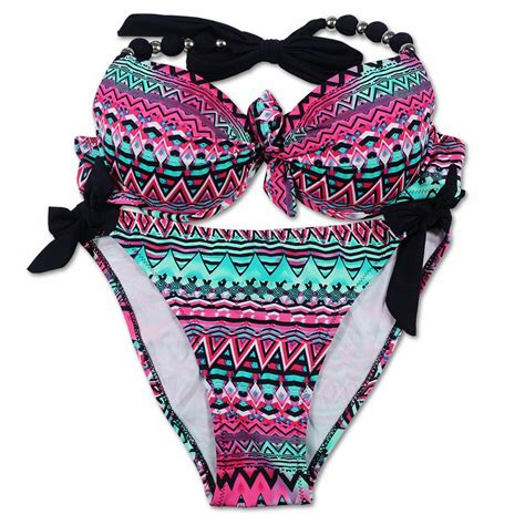 push up bikini set|Push